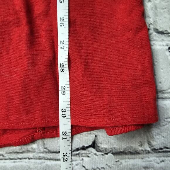 Francescas Mi Ami Grettie Bow Back Mini Dress Red New Size Large Puff Sleeve - Picture 12 of 14